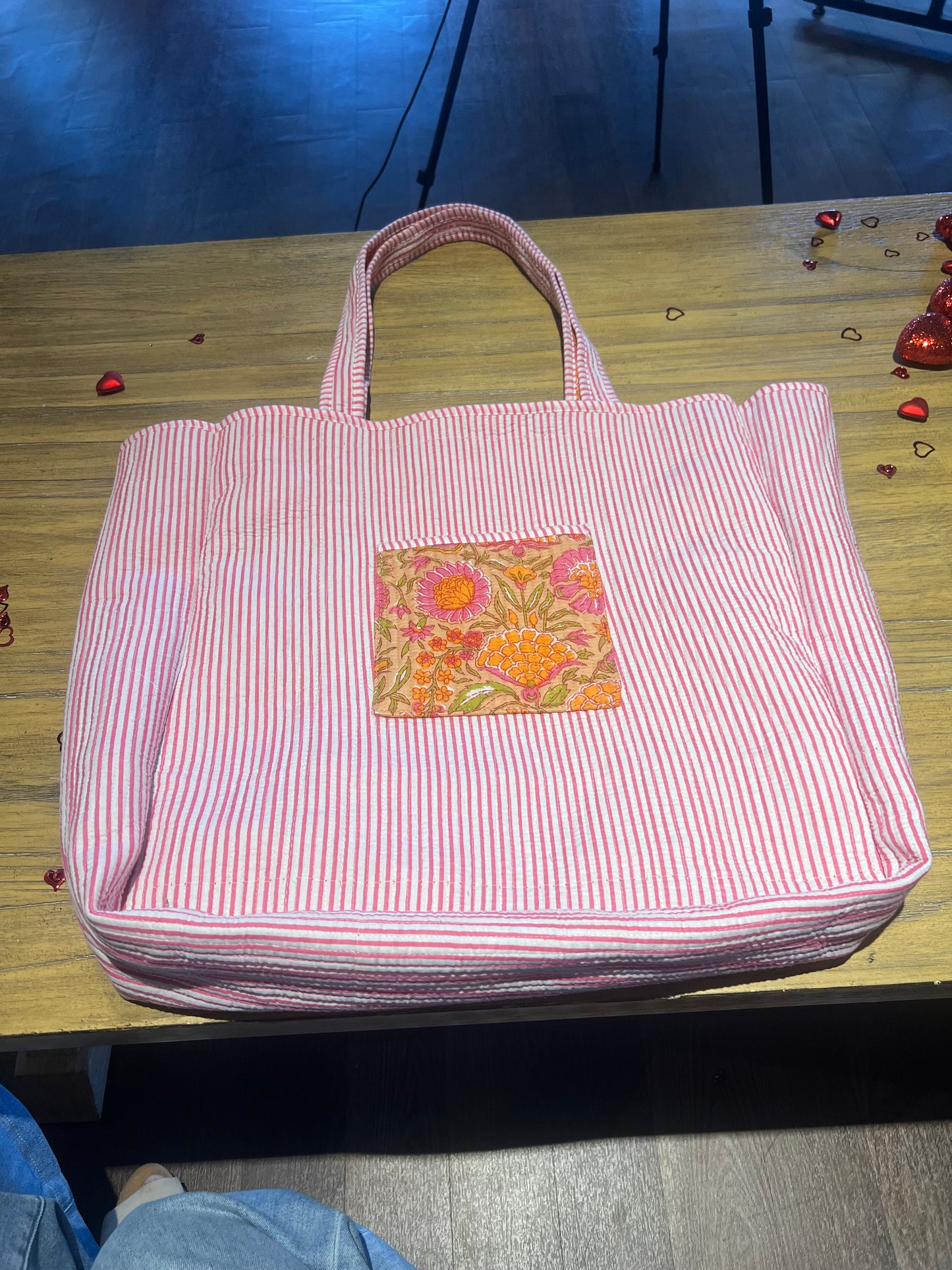 Archipelago Print Quilted XL Reversible Tote