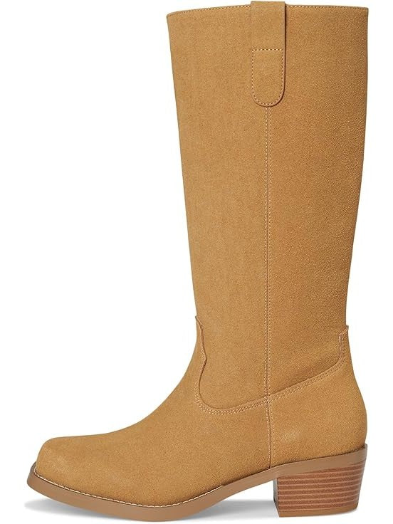Mia Vegan Suede Riding Boot