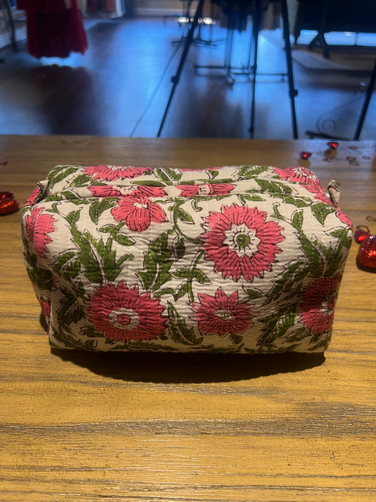 Rosey Riot Print 3 Pc Toiletry Bag